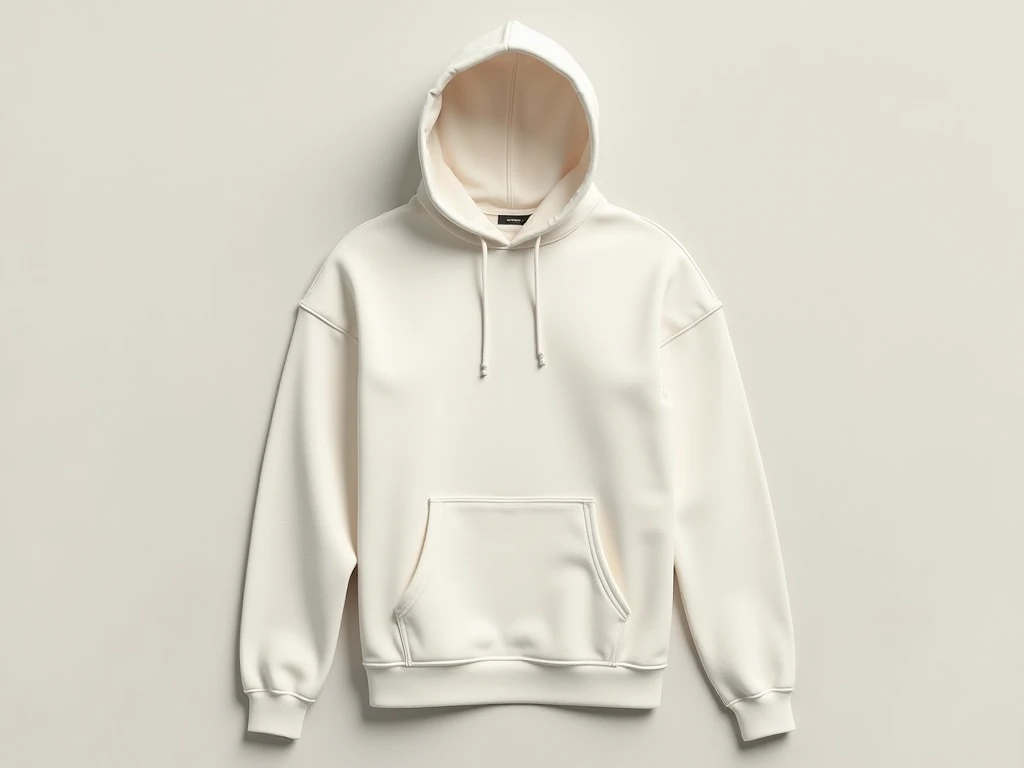 Essential Hoodie in Bone White